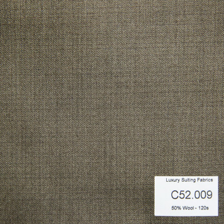 [ Call ] C52.009 Kevinlli V3 - Vải Suit 50% Wool - Nâu Trơn